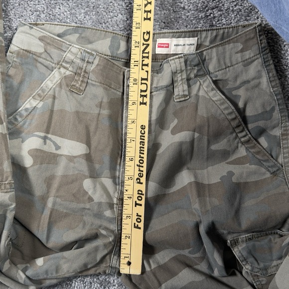 Wrangler Men's Camo Cargo Pants GreenRegular Taper Leg Size 30x30 **READ** - Picture 8 of 10